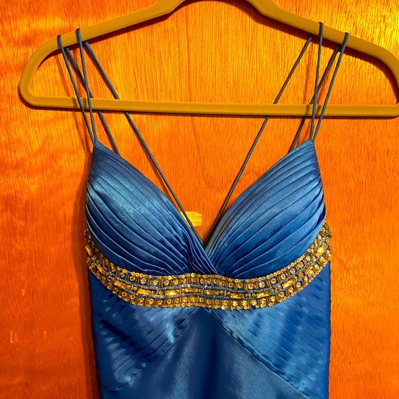 Royal blue prom dress / evening gown - Picture 3 of 11
